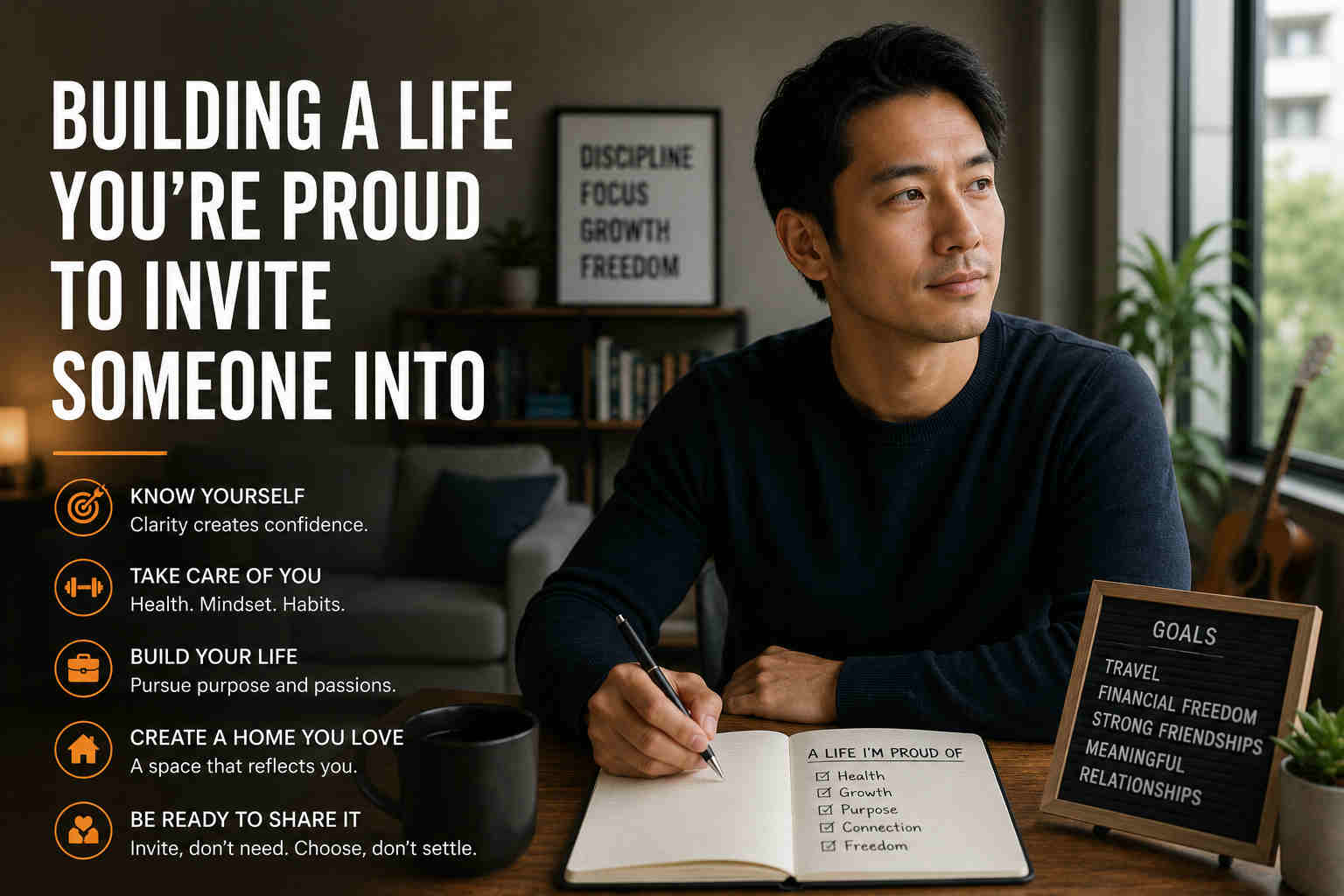 Building A Life You're Proud To Invite Someone Into